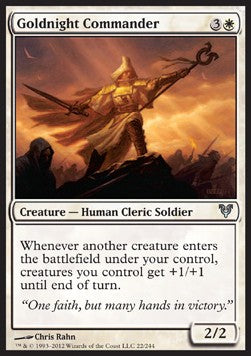 Goldnight Commander - Avacyn Restored (Uncommon) [AVR-22]