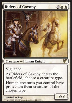 Riders of Gavony - Avacyn Restored (Rare) [AVR-33]