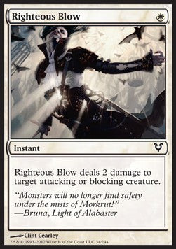 Righteous Blow - Avacyn Restored (Common) [AVR-34]