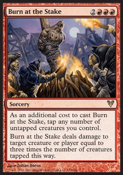 Burn at the Stake - Avacyn Restored (Rare) [AVR-130]