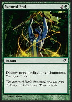Natural End - Avacyn Restored (Common) [AVR-185]
