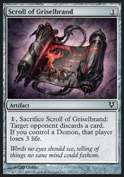 Scroll of Griselbrand - Avacyn Restored (Common) [AVR-221]