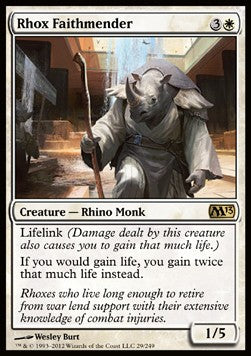 Rhox Faithmender - Magic 2013 (Rare) [M13-29]