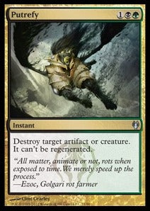 Putrefy - Duel Decks: Izzet vs. Golgari (Uncommon) [DDJ-71]