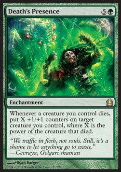 Death's Presence - Return to Ravnica (Rare) [RTR-121]