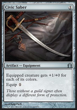 Civic Saber - Return to Ravnica (Uncommon) [RTR-227]