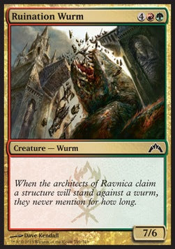 Ruination Wurm - Gatecrash (Common) [GTC-192]