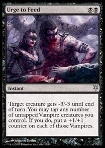 Urge to Feed - Duel Decks: Sorin vs. Tibalt (Uncommon) [DDK-22]