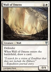 Wall of Omens - Duel Decks: Sorin vs. Tibalt (Uncommon) [DDK-4]