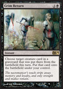 Grim Return - Magic 2014 (Rare) [M14-100]