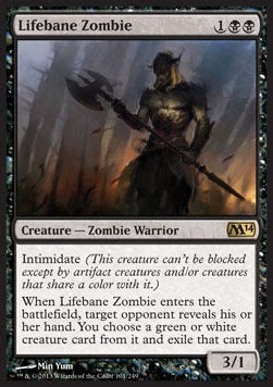 Lifebane Zombie - Magic 2014 (Rare) [M14-101]