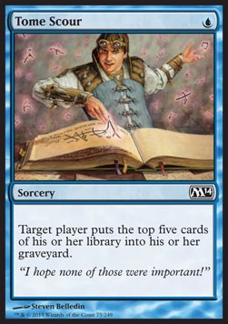 Tome Scour - Magic 2014 (Common) [M14-75]