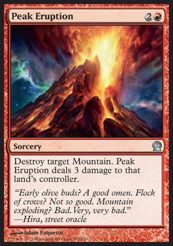 Peak Eruption - Theros (Uncommon) [THS-132]