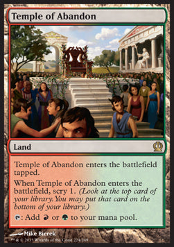 Temple of Abandon - Theros (Rare) [THS-224]