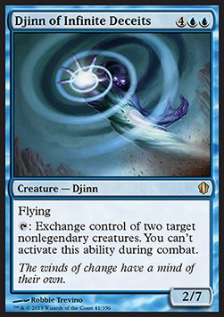 Djinn of Infinite Deceits - Commander 2013 (Rare) [C13-41]