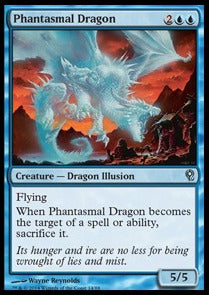 Phantasmal Dragon - Duel Decks: Jace vs. Vraska (Uncommon) [DDM-14]