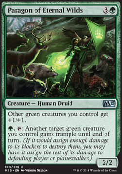 Paragon of Eternal Wilds - Magic 2015 (Uncommon) [M15-190]