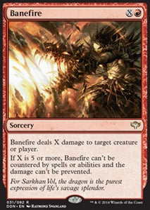 Banefire - Duel Decks: Speed vs. Cunning (Rare) [DDN-31]