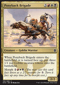 Ponyback Brigade - Khans of Tarkir (Common) [KTK-191]