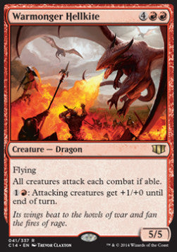 Warmonger Hellkite - Commander 2014 (Rare) [C14-41]