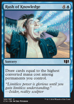 Rush of Knowledge - Commander 2014 (Common) [C14-123]