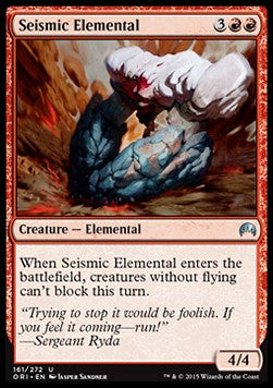 Seismic Elemental - Magic Origins (Uncommon) [ORI-161]