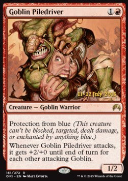 Goblin Piledriver - Magic Origins: Promos (Rare) [PORI-151]