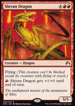 Shivan Dragon - Magic Origins (Rare) [ORI-285]