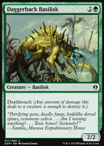 Daggerback Basilisk - Duel Decks: Zendikar vs. Eldrazi (Common) [DDP-11]