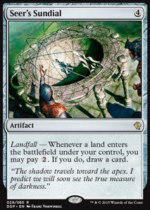 Seer's Sundial - Duel Decks: Zendikar vs. Eldrazi (Rare) [DDP-29]