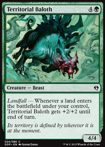 Territorial Baloth - Duel Decks: Zendikar vs. Eldrazi (Common) [DDP-24]