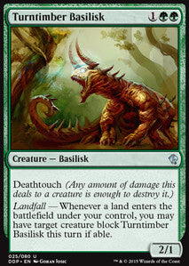 Turntimber Basilisk - Duel Decks: Zendikar vs. Eldrazi (Uncommon) [DDP-25]