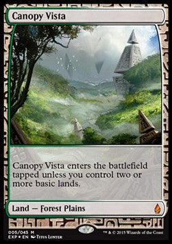 Canopy Vista - Zendikar Expeditions (Masterpiece) [ZEX-5]