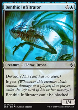 Benthic Infiltrator - Battle for Zendikar (Common) [BFZ-55]