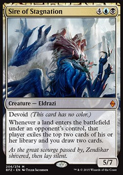 Sire of Stagnation - Battle for Zendikar (Mythic) [BFZ-206]
