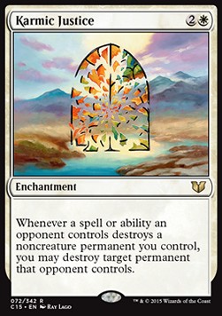 Karmic Justice - Commander 2015 (Rare) [C15-72]