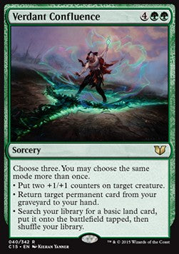 Verdant Confluence - Commander 2015 (Rare) [C15-40]