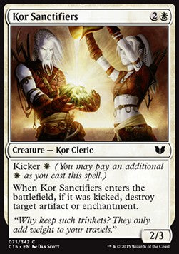 Kor Sanctifiers - Commander 2015 (Common) [C15-73]