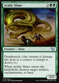 Acidic Slime - Commander 2015 (Uncommon) [C15-173]