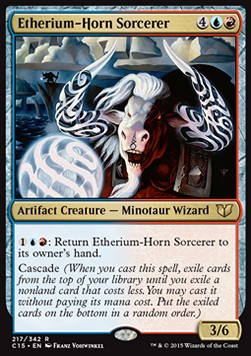Etherium-Horn Sorcerer - Commander 2015 (Rare) [C15-217]