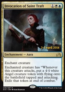 Invocation of Saint Traft - Shadows over Innistrad: Promos (Rare) [PSOI-246]