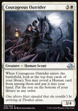 Courageous Outrider - Eldritch Moon (Uncommon) [EMN-18]