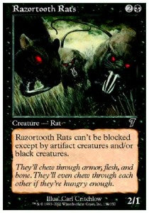 Razortooth Rats - Seventh Edition (Common) [7ED-158]