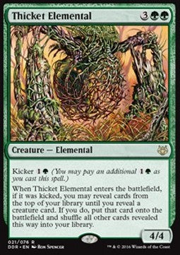 Thicket Elemental - Duel Decks: Nissa vs. Ob Nixilis (Rare) [DDR-21]