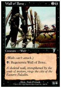 Wall of Bone - Seventh Edition (Uncommon) [7ED-169]