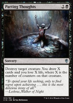 Parting Thoughts - Commander 2016 (Uncommon) [C16-15]