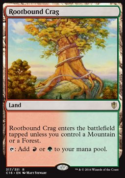 Rootbound Crag - Commander 2016 (Rare) [C16-317]