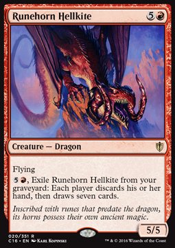 Runehorn Hellkite - Commander 2016 (Rare) [C16-20]