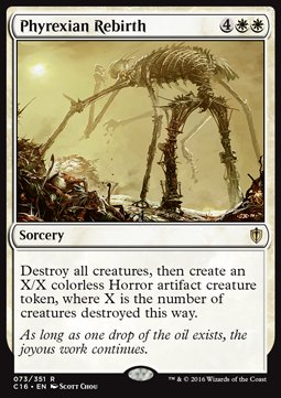 Phyrexian Rebirth - Commander 2016 (Rare) [C16-73]