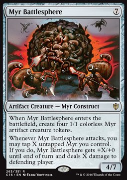 Myr Battlesphere - Commander 2016 (Rare) [C16-263]